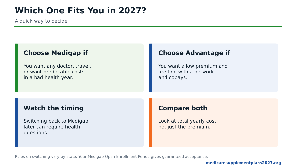 How to choose between Medicare Supplement and Medicare Advantage in 2027